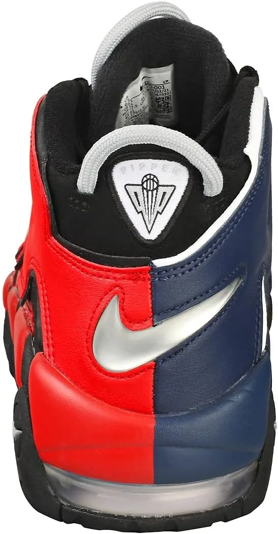 Баскетбольные кроссовки Nike Court Borough Mid (PSV)-870026 для мальчиков, черный/красный — фото 4