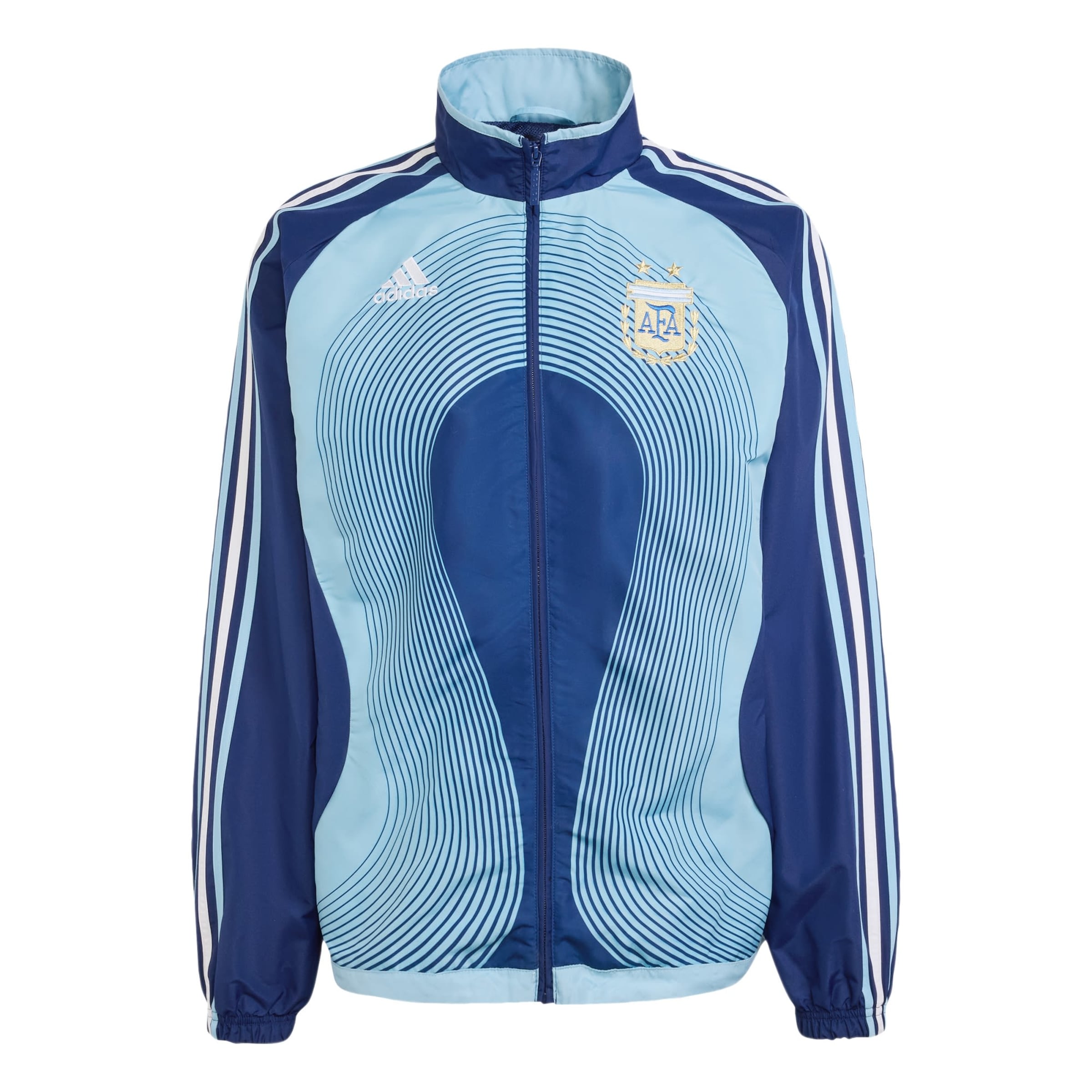 

Adidas Performance Спортивная куртка 'Argentinien 2006' в светло-синем и темно-синем цветах