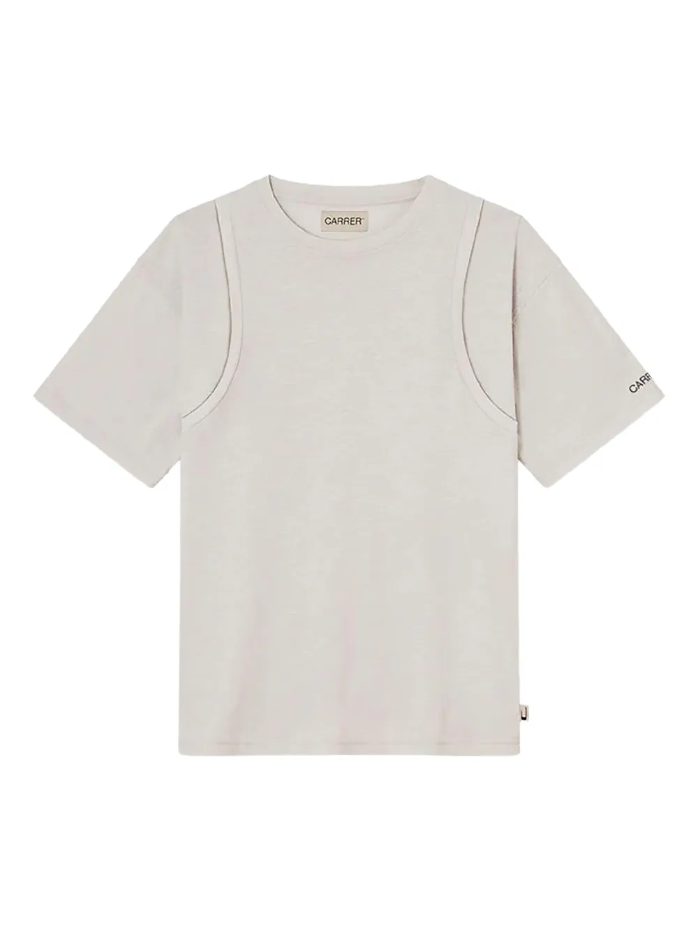 

Футболка Alba с двойной панелью Carrera, нейтральный