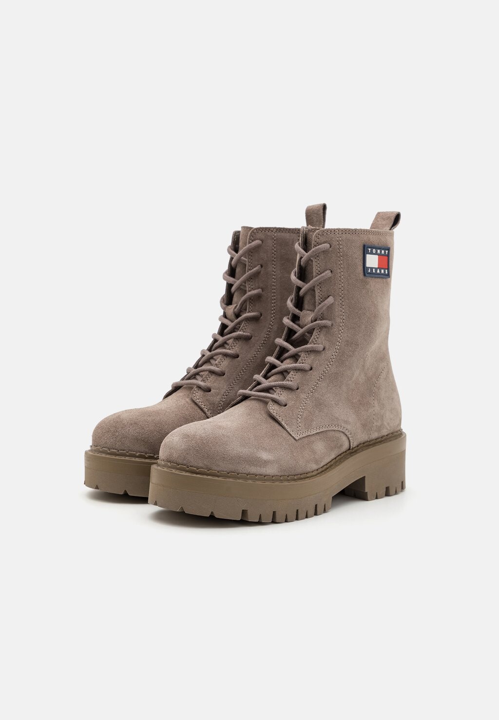 

Ботильоны на шнуровке URBAN LACE UP Tommy Hilfiger, серо-коричневый