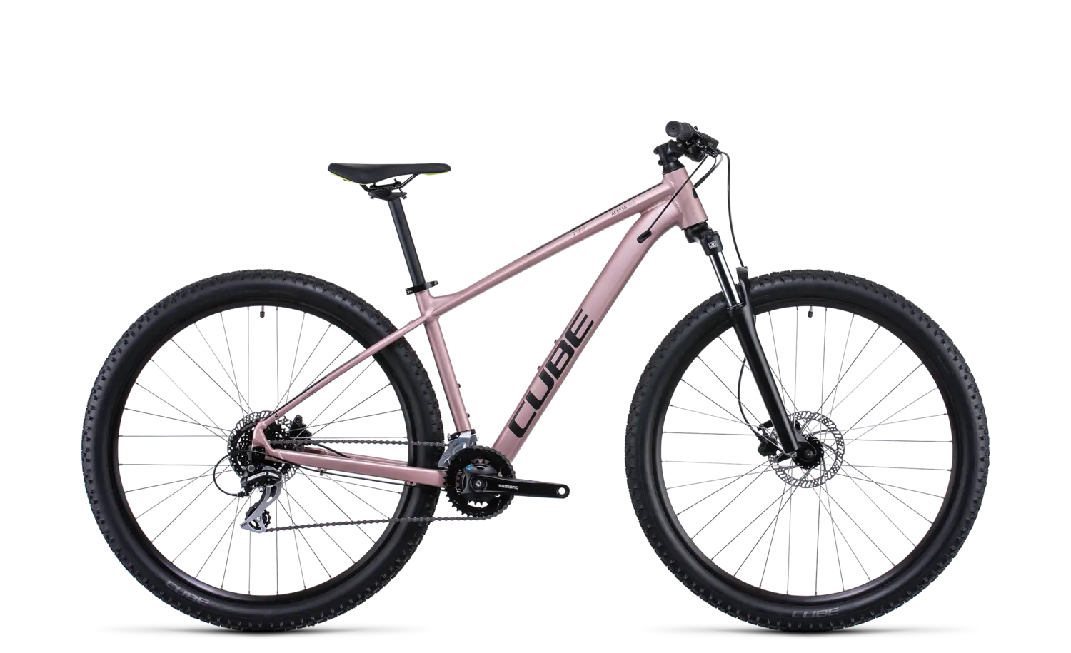 

Велосипед хардтейл Cube Access WS EAZ, blushmetallic´n´flashyellow