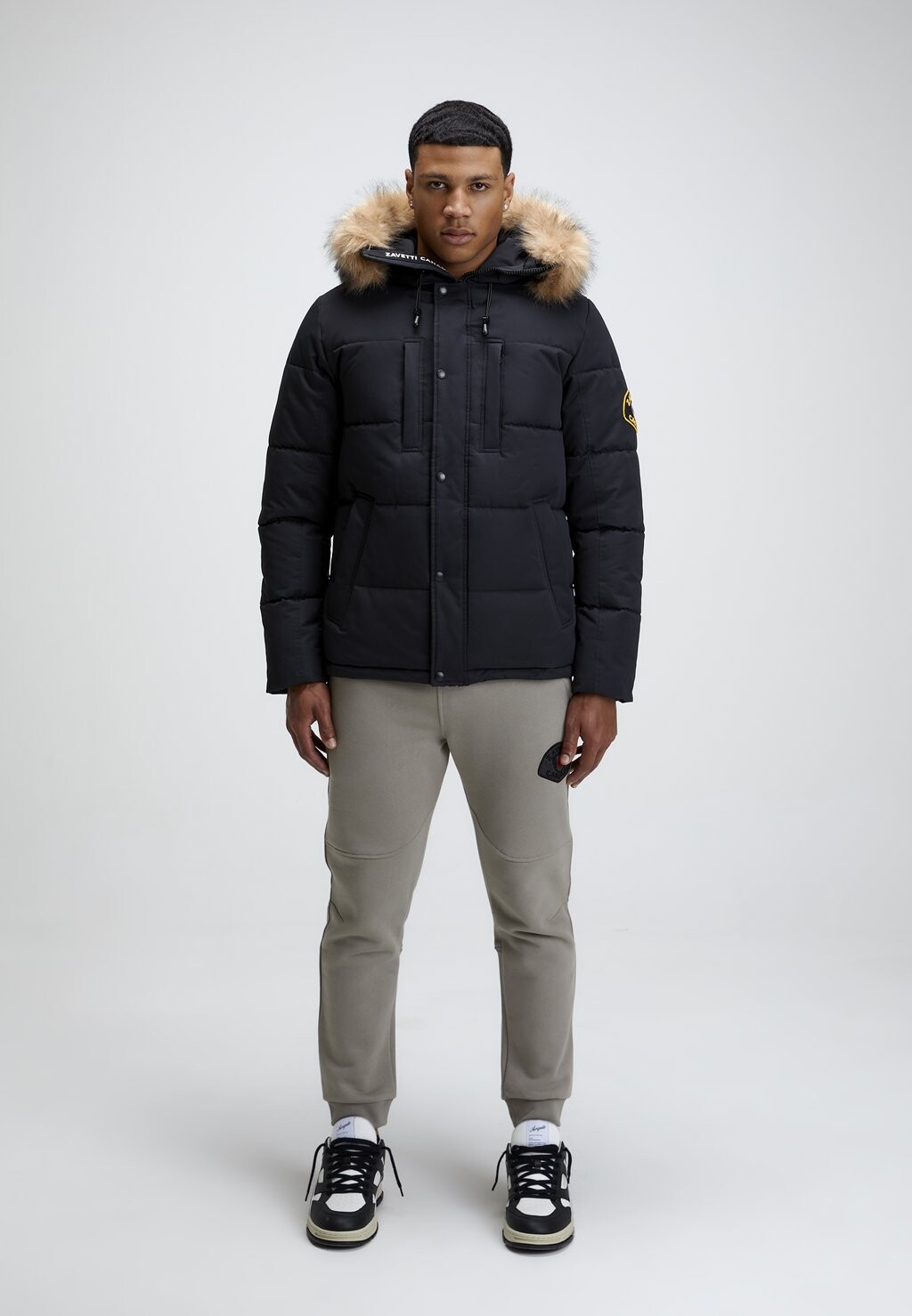 

Зимняя куртка ZAVETTI CANADA OSHAWA 2.0 PUFFER PARKA JACKET Alessandro Zavetti, черный