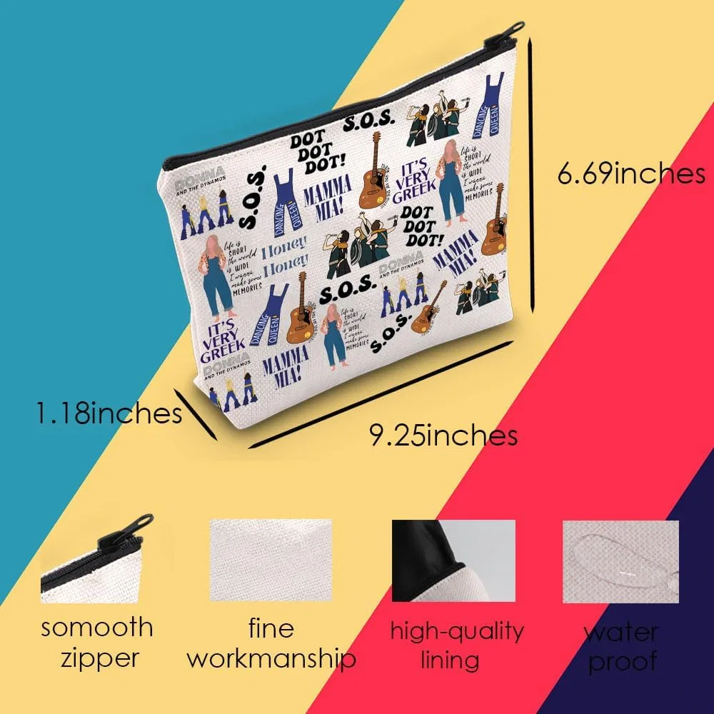 Косметичка «Mamma Musical Fans Gift» для поклонников мюзиклов Generic, Dot Bag — фото 2
