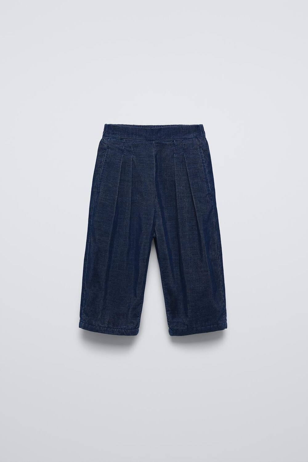 

Брюки с подкладкой и изготовленной из игольчатой швейной ленты ZARA, синий