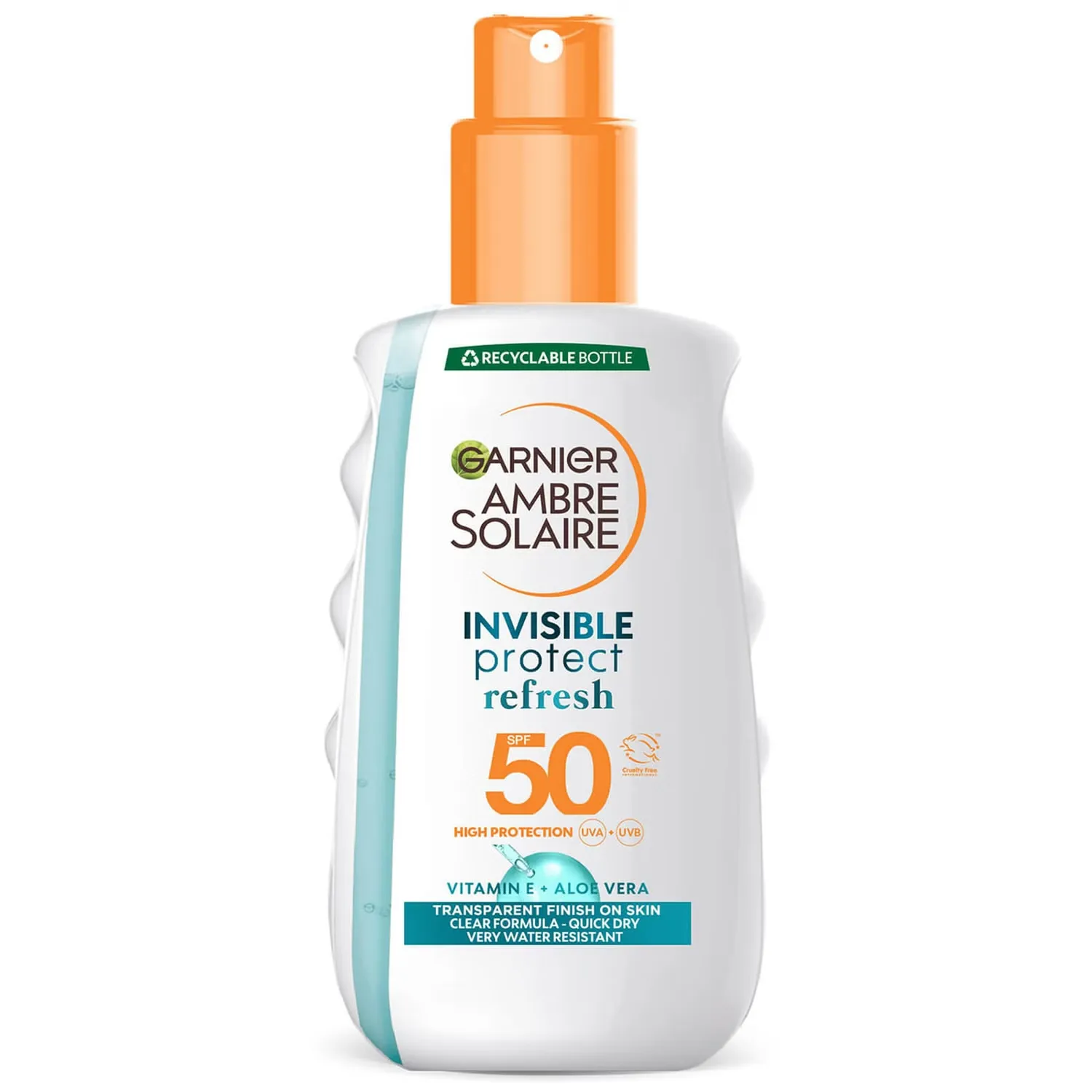 

Ambre Solaire Invisible Protect Spray SPF50 Прозрачный солнцезащитный крем-спрей 200 мл Garnier