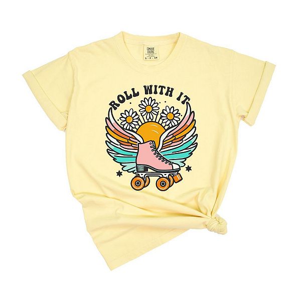 

Футболка Roll with it wings garment dyed Simply Sage Market, Butter