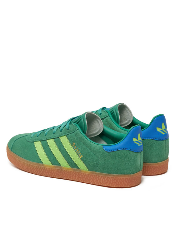 Кроссовки Gazelle JP7127 Adidas, зеленый — фото 3