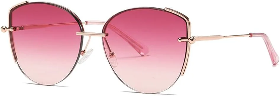 

металлические нейлоновые солнцезащитные очки, модные уличные солнцезащитные очки, универсальные солнцезащитные очки для вождения автомобиля JWMSXYQR, Pink