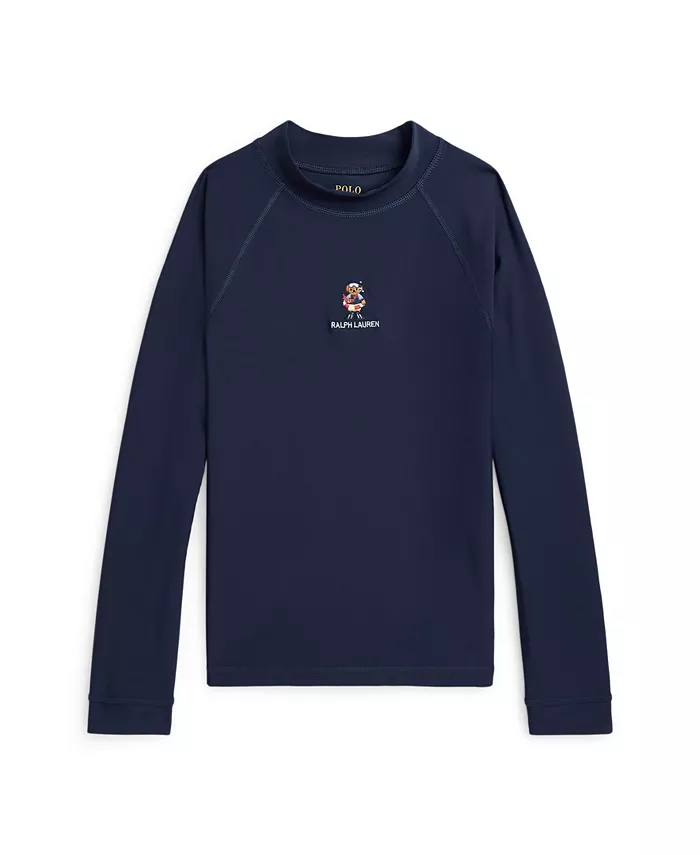 

Рашгард Big Boys Polo Bear Performance Polo Ralph Lauren, синий