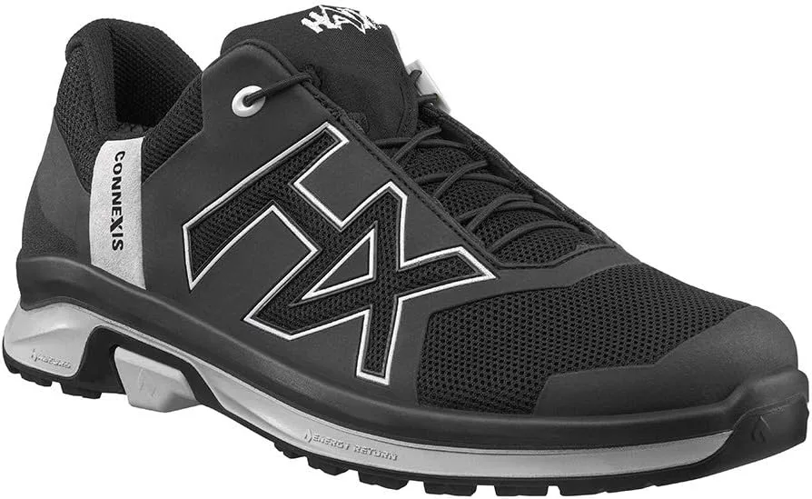 HAIX CONNEXIS Go GTX Low/Black-Silver - первые в мире повседневные кроссовки со стимуляцией фасций. С технологией Connexis Go blibst, черный