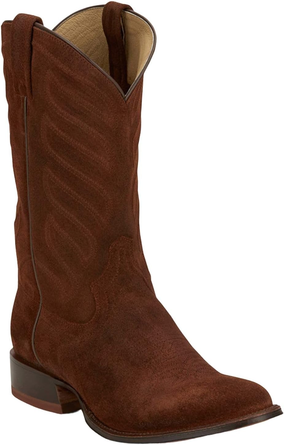 

Вестерн-сапоги для мужчин Tony Lama Amado 12 из замшевой кожи - классический дизайн, современный стиль, комфортная посадка, прочное качество, Cognac