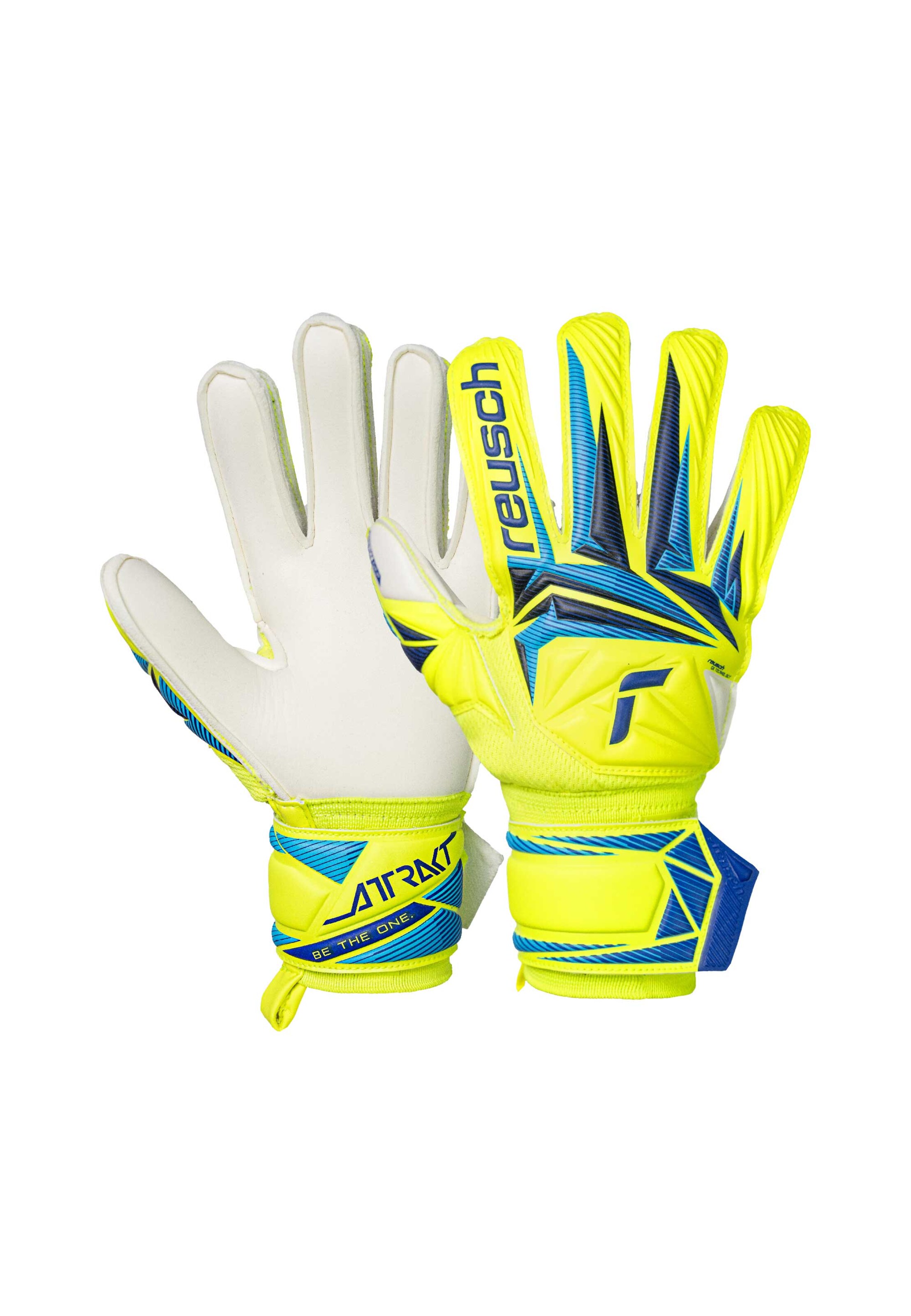 

REUSCH Атлетические перчатки 'Attrakt Advance Junior' в желтом цвете