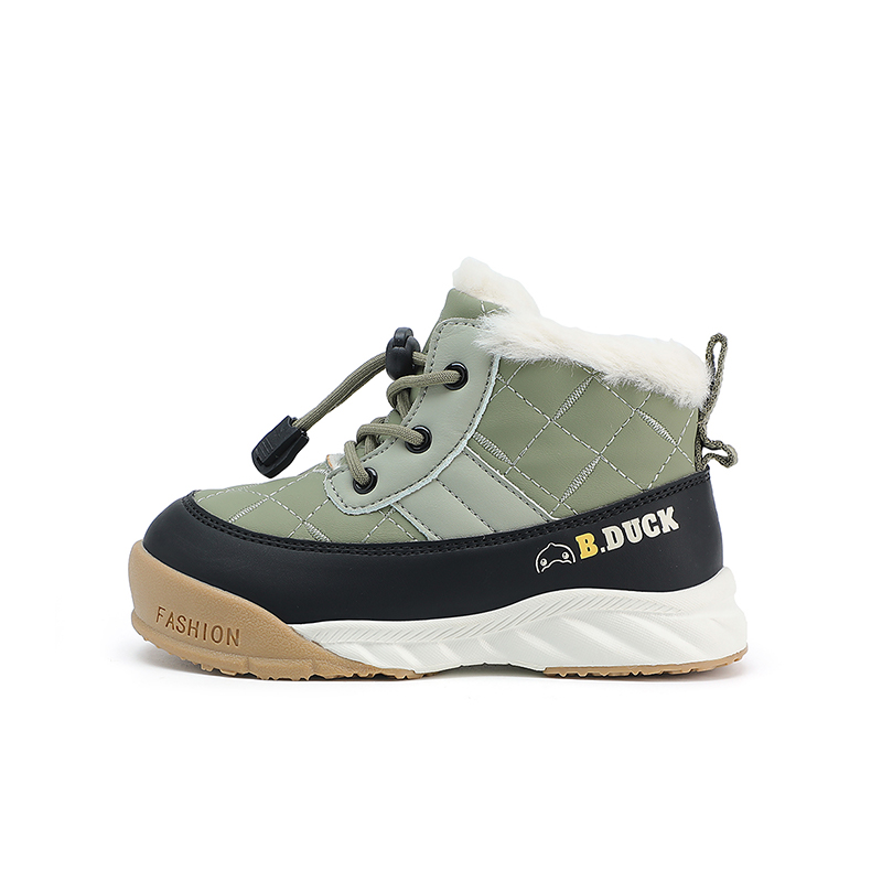 

B.Duck Желтые утиные устойчивые к истиранию термо ботинки mid top для детей в возрасте 3-7 лет