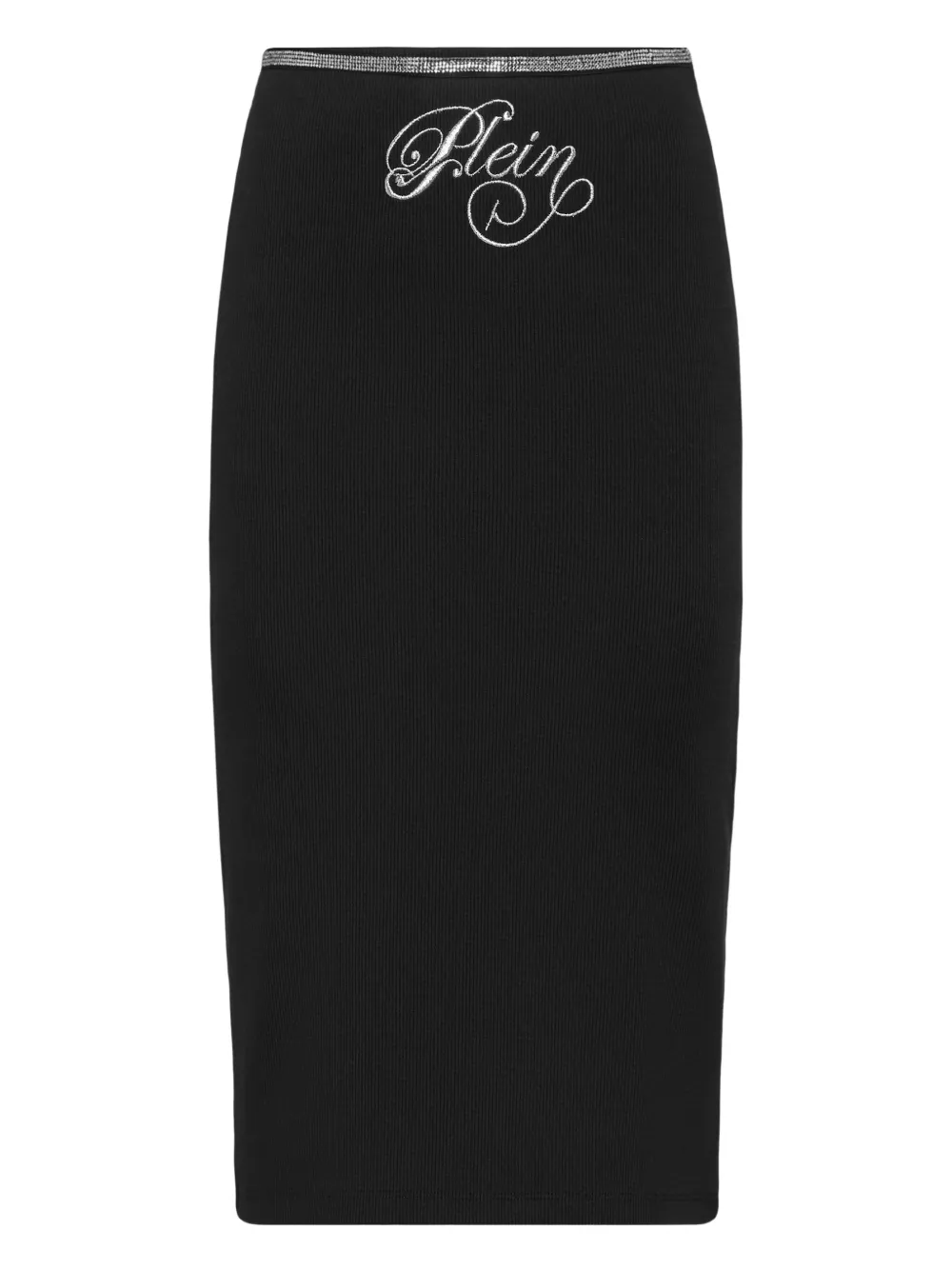 

Юбка миди Signature Philipp Plein, черный