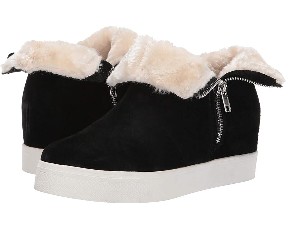 

Кроссовки Steve Madden Wanda Wedge Sneaker, цвет Black Suede
