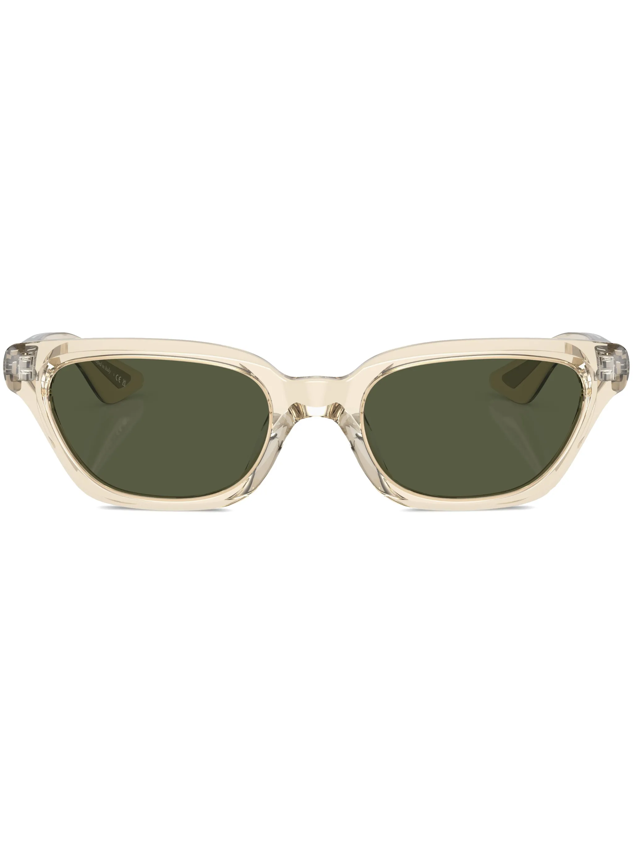 

Солнцезащитные очки в прозрачной оправе Oliver Peoples, желтый