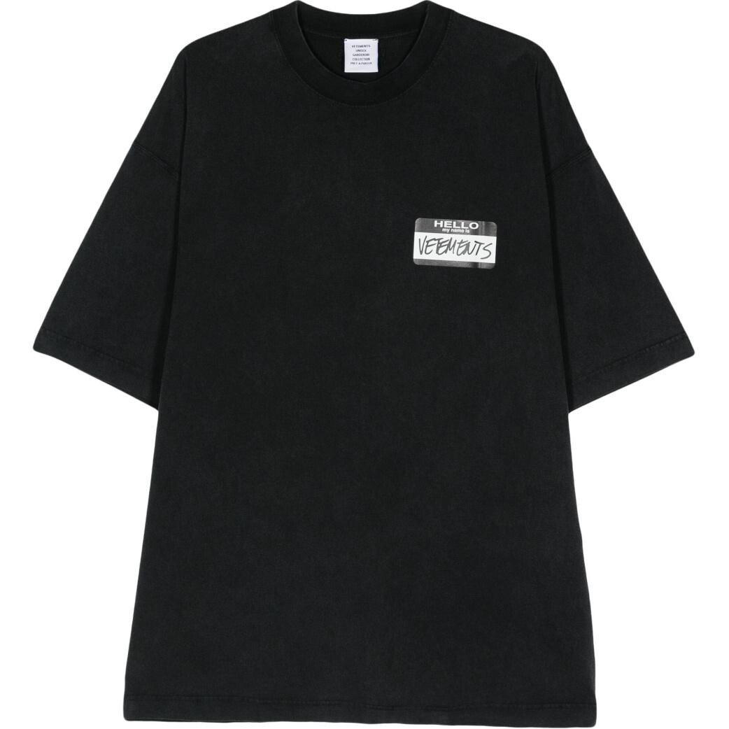 

Футболка унисекс черная Vetements, черный