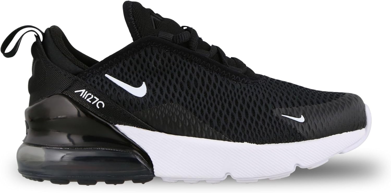 Кроссовки Nike Air Max 270 для детей, белый/черный — фото 2