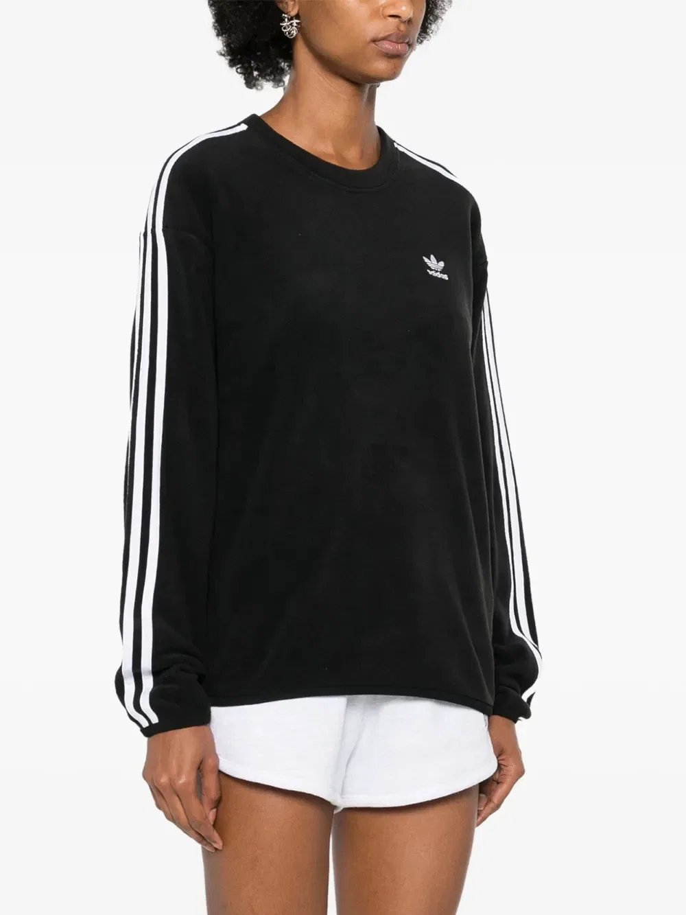Толстовка 3-Stripes adidas, черный — фото 3