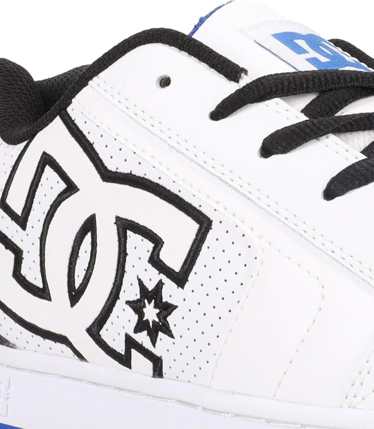 Кроссовки для скейтбординга DC Shoes Net, White/Black/Blue — фото 2