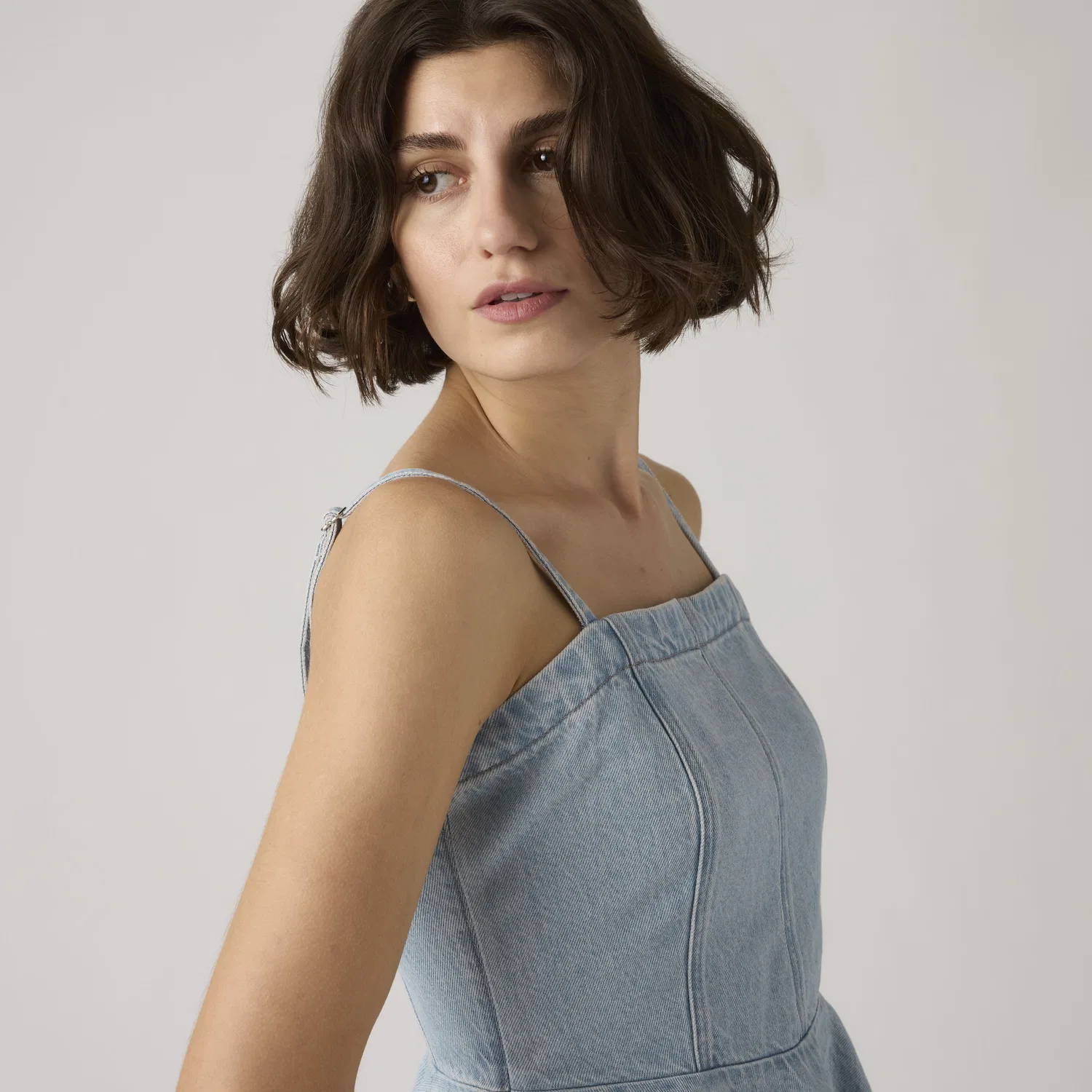 Легкий топ Anderson Flunce Levi's, Light Wash — фото 2