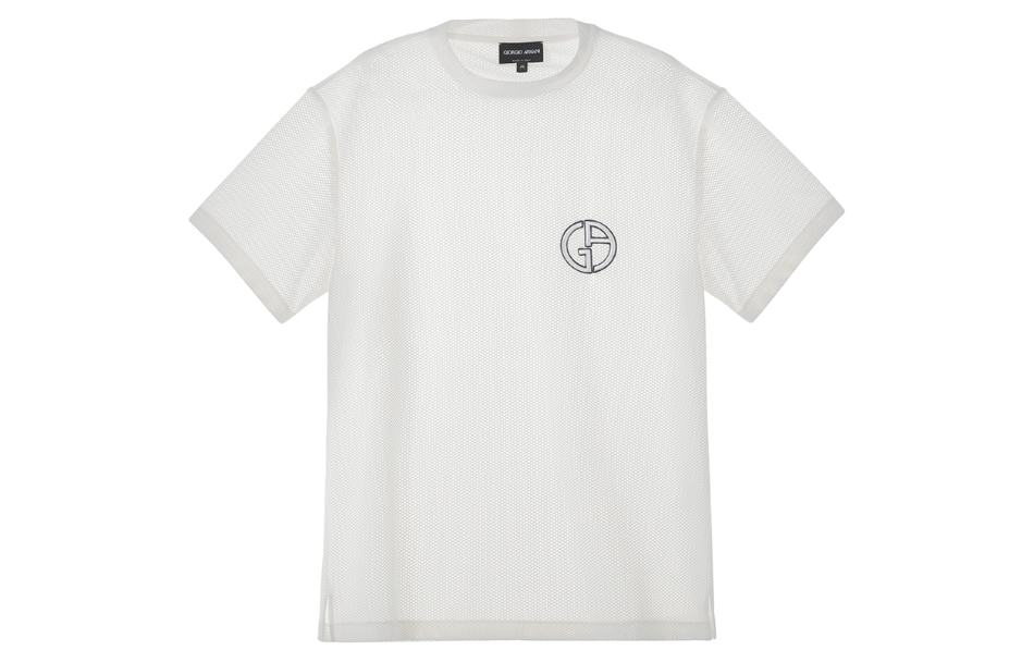 

Футболка мужская белая GIORGIO ARMANI