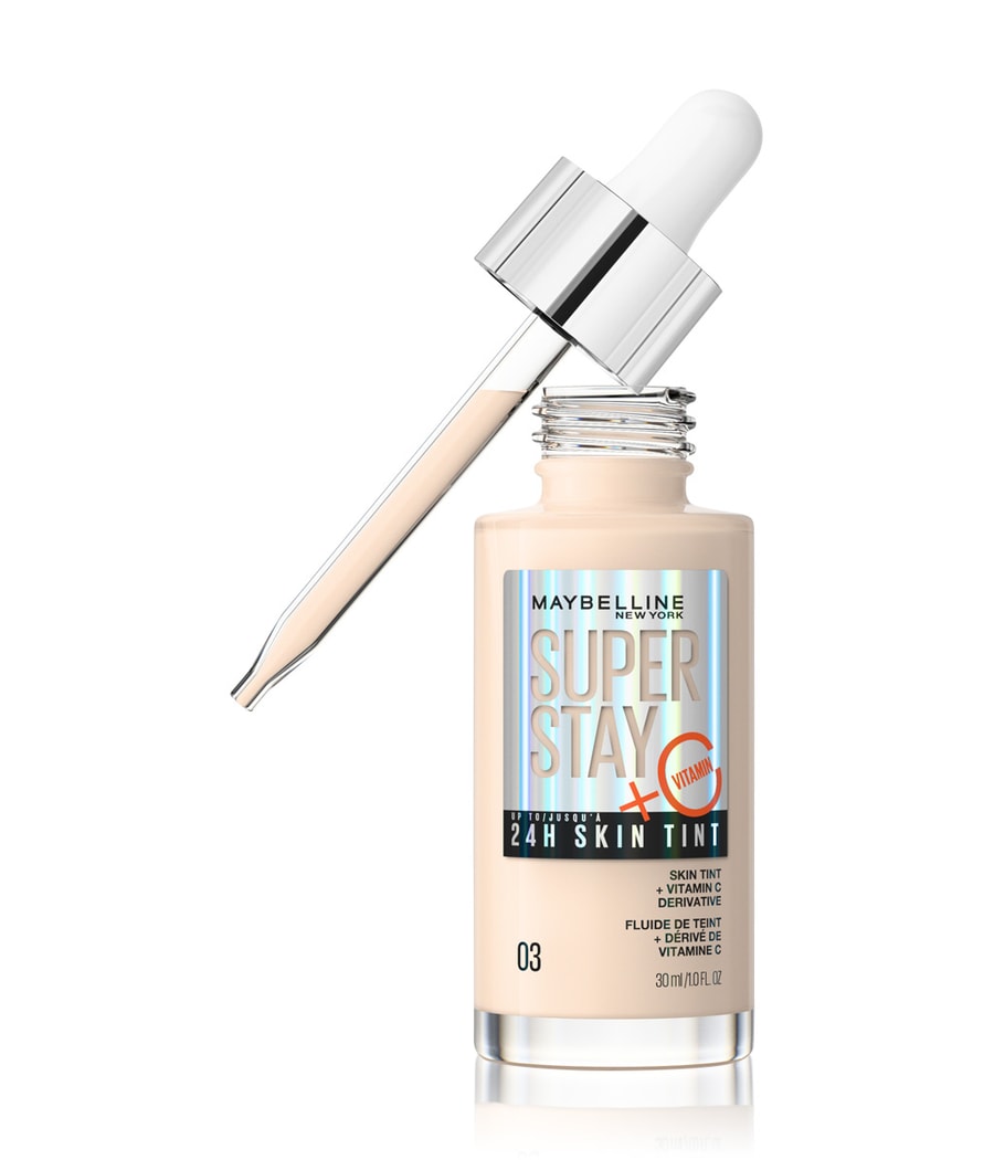 

Жидкая основа Maybelline Super Stay 24H Skin Tint, Nr. 03 - True Ivory, 30 ml