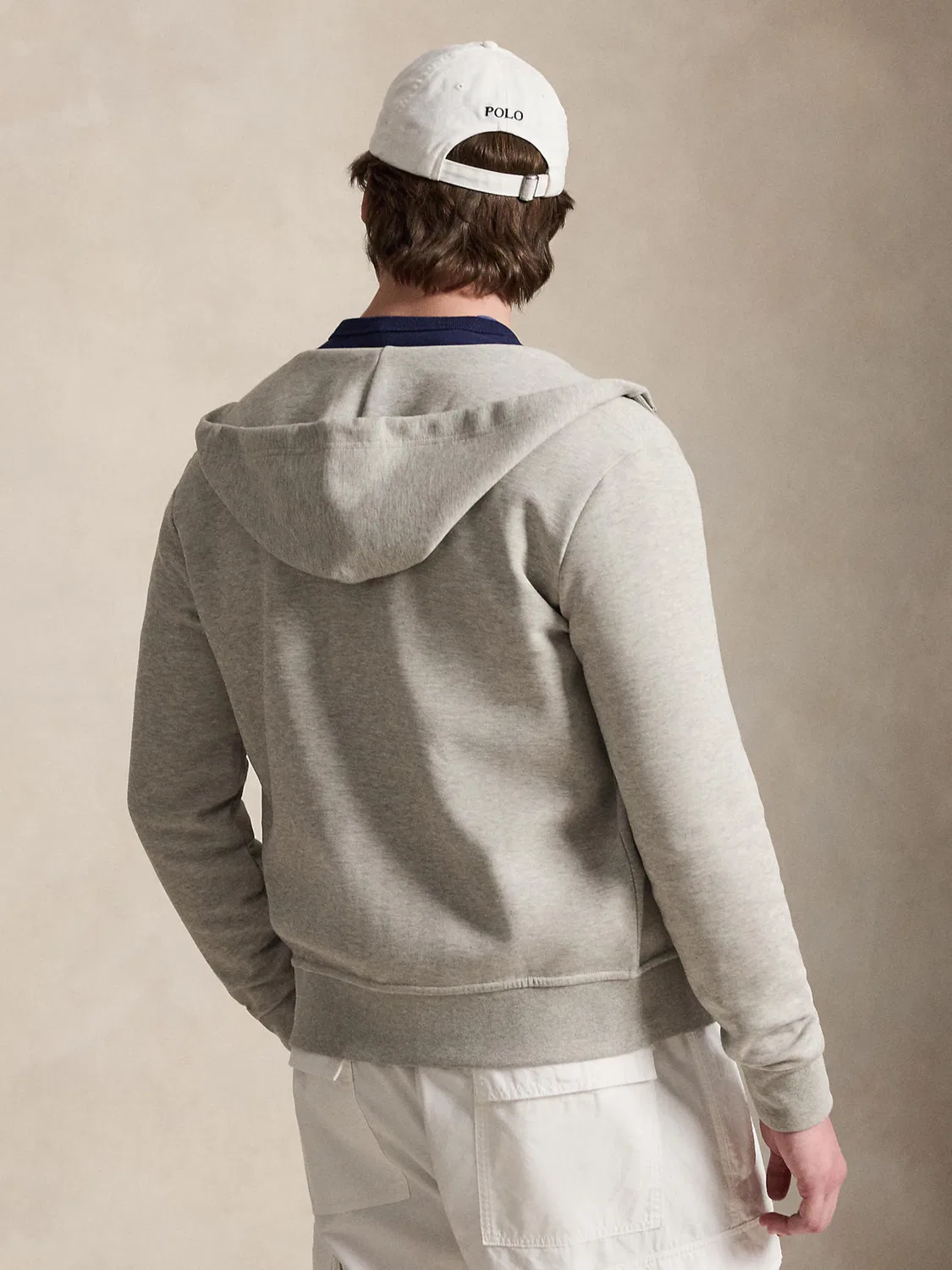 Толстовка на молнии Polo Ralph Lauren, Mottled Grey — фото 4