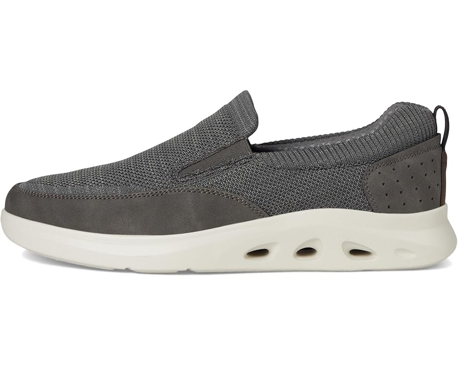 Кроссовки Nunn Bush Ponte Knit Moc Toe Slip-On Sneakers Hybrid Casual Lightweight Athletic Style Loafer, цвет Gray — фото 4
