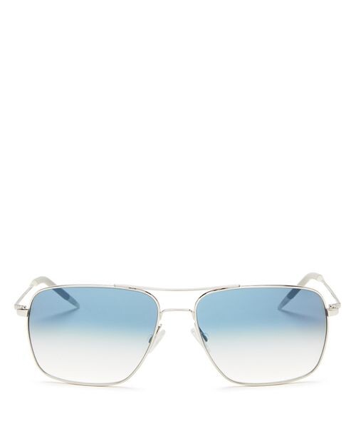 

Солнцезащитные очки Clifton Navigator, 58 мм Oliver Peoples, цвет Silver