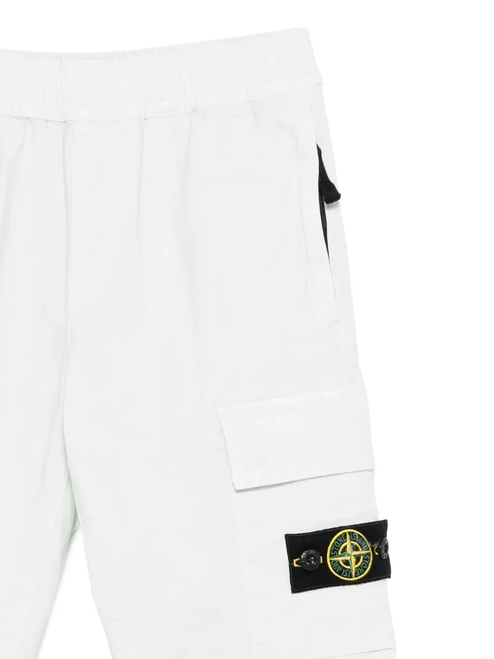 Брюки карго Stone Island Junior, белый — фото 3