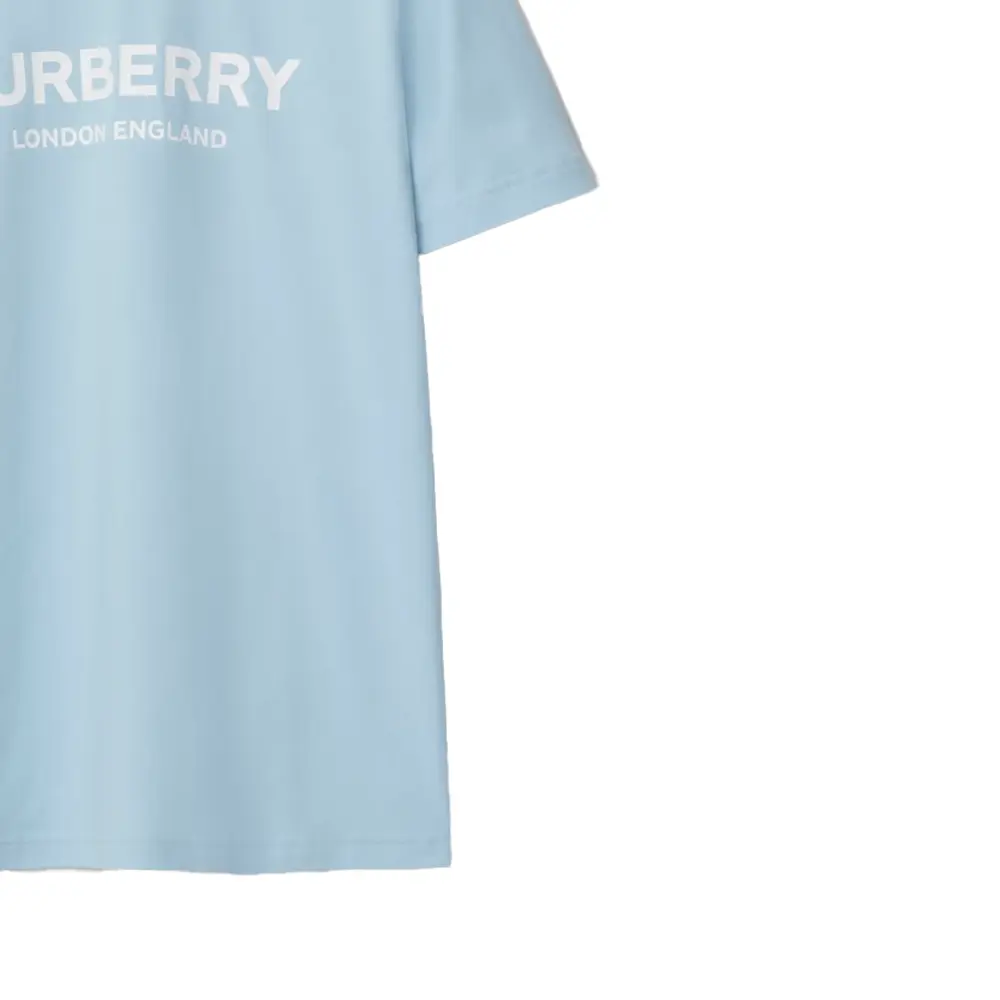 Burberry Футболка женская синяя — фото 3