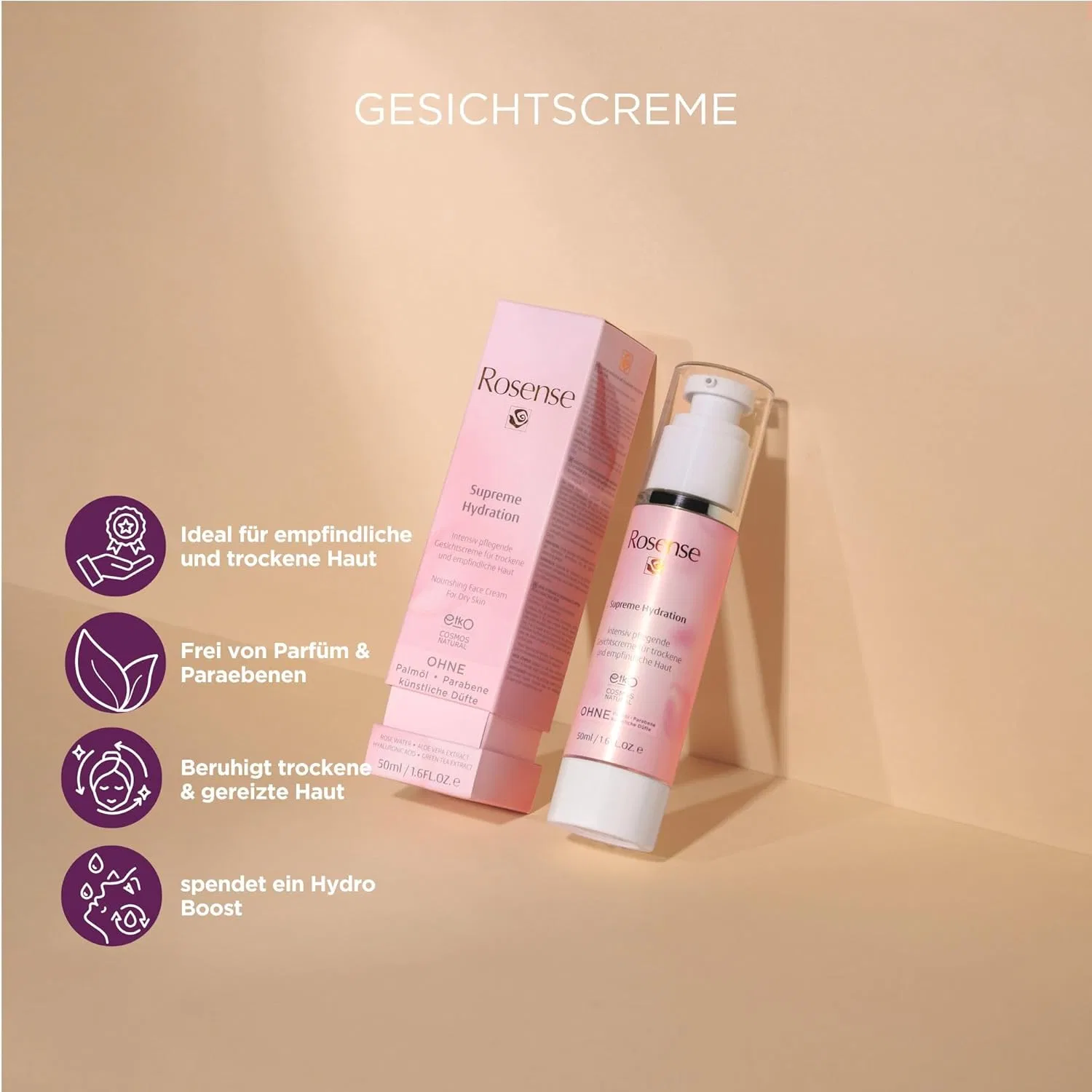 Набор для сухой и чувствительной кожи Rosense Duo Set Rosense — фото 4