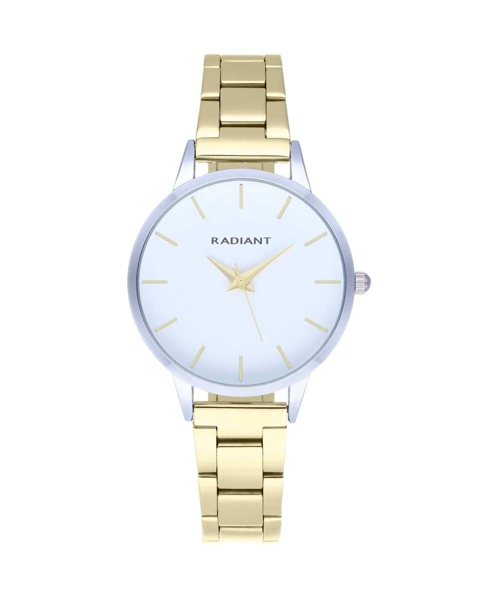

Легкие женские часы RA569204 со стальным и золотым ремешком Radiant, золотой