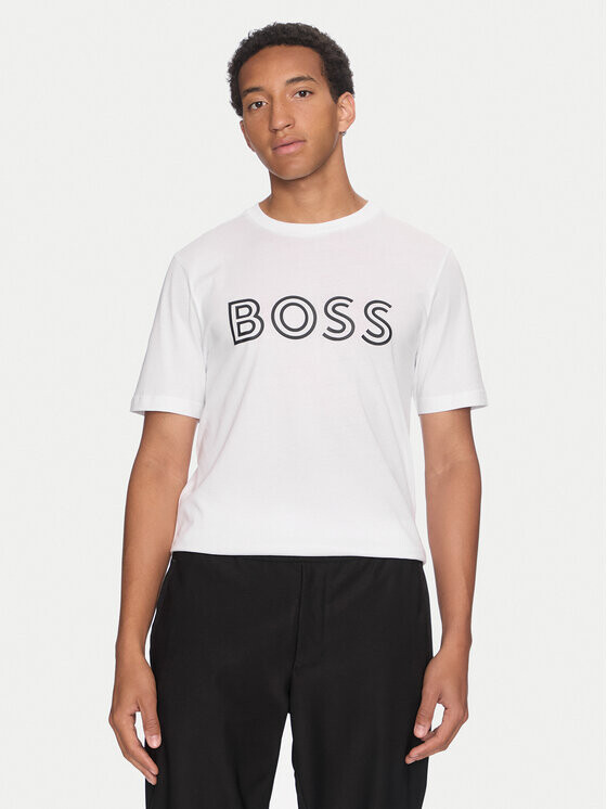 

Футболка стандартного кроя Boss, белый