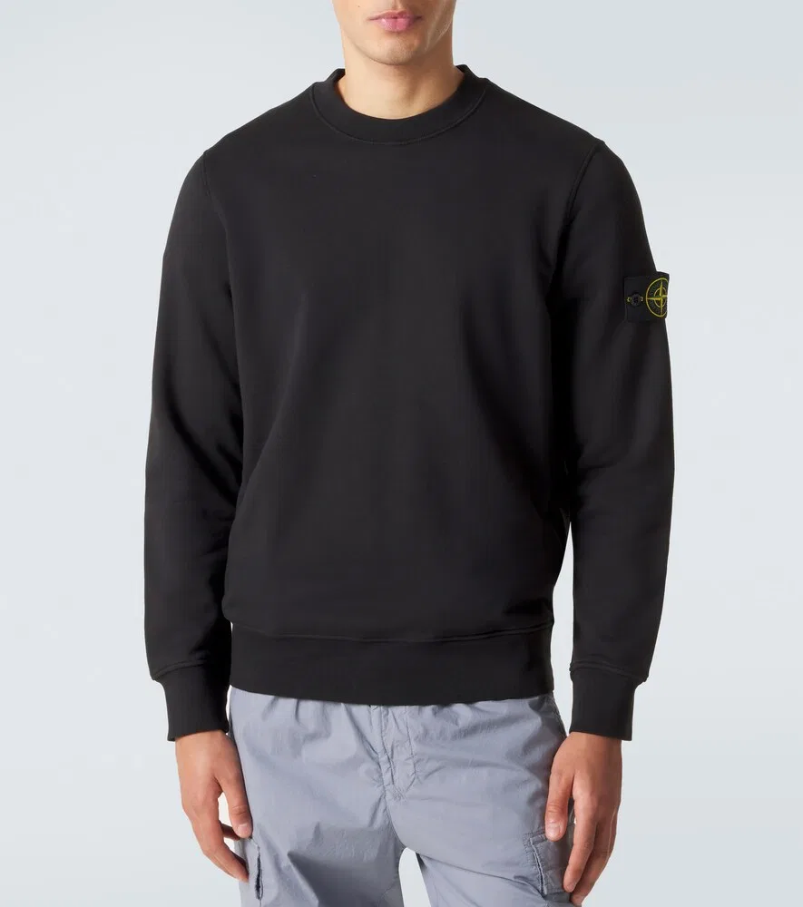 Толстовка из хлопкового трикотажа Compass Stone Island, черный — фото 3