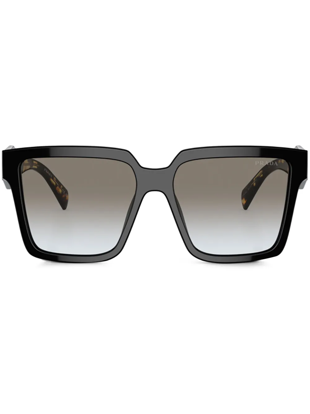 

Солнцезащитные очки в квадратной оправе Prada Eyewear, черный
