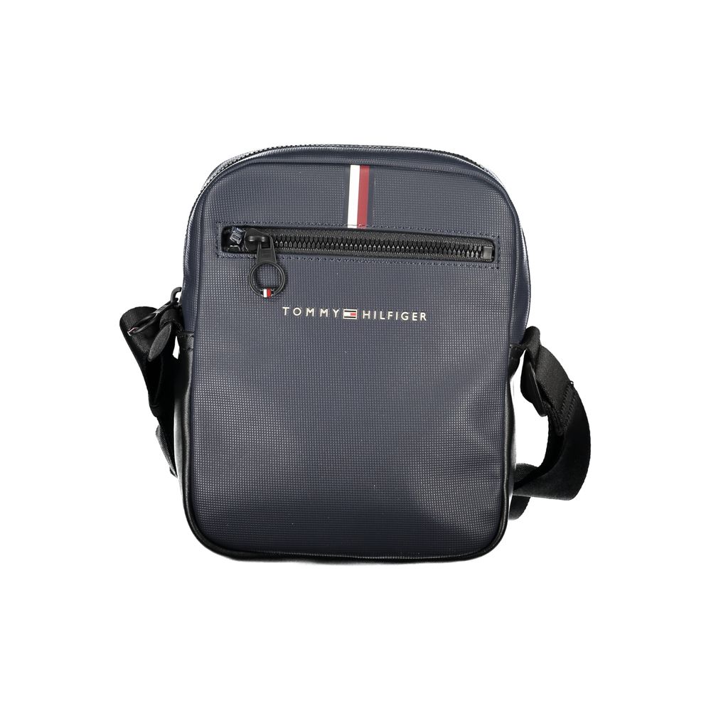 

Элегантная синяя сумка через плечо с контрастными деталями Tommy Hilfiger