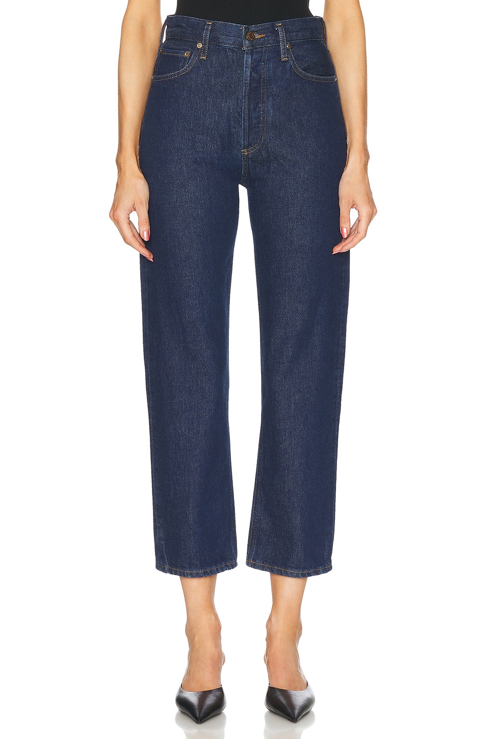 

Джинсы 90's Pinch Waist Crop Agolde, Foxley