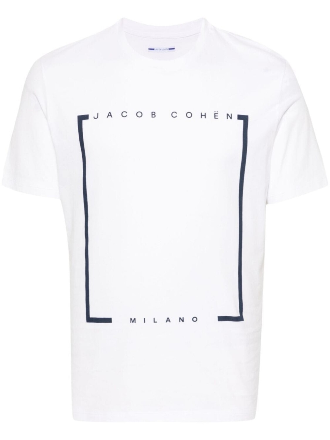 

Футболка из хлопка с логотипом Jacob Cohën, белый