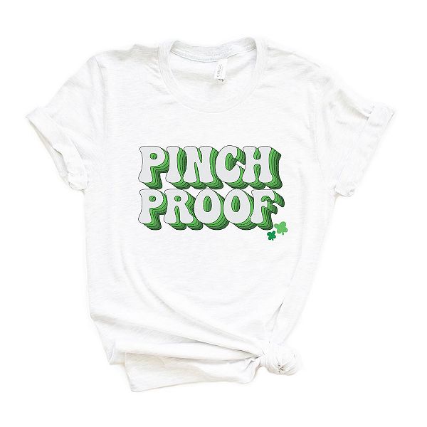 

Ретро футболка с коротким рукавом и принтом Pinch proof Simply Sage Market, White