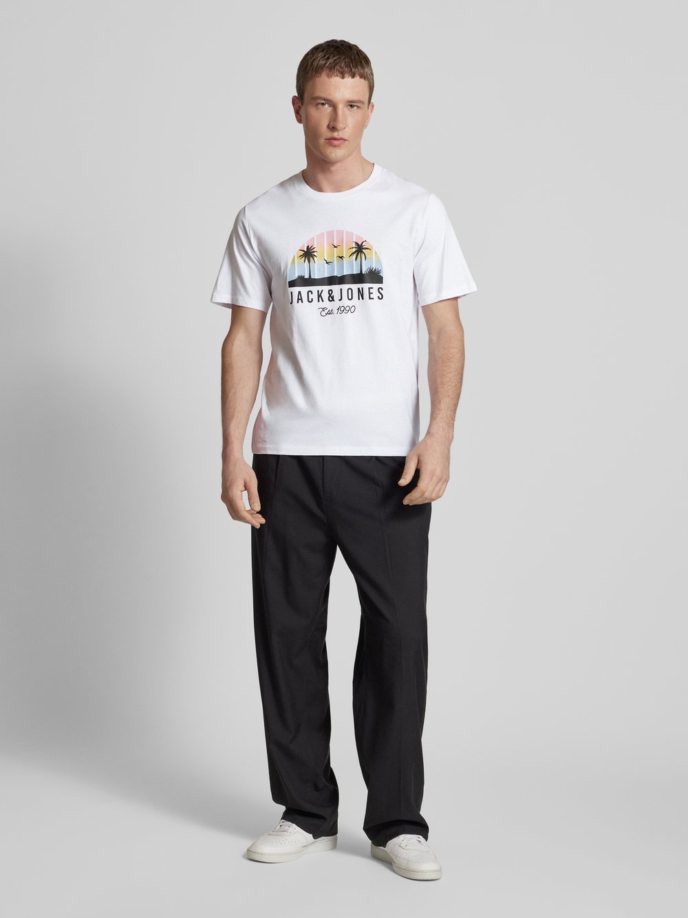

Футболка с круглым вырезом Jack & Jones, черный
