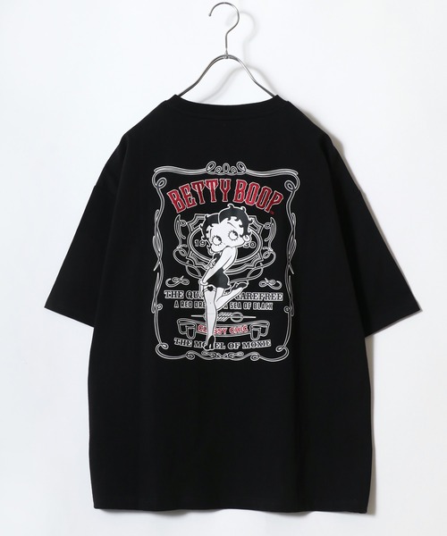 

Футболка с принтом Бетти Буп, унисекс, бренд BETTY BOOP, черный