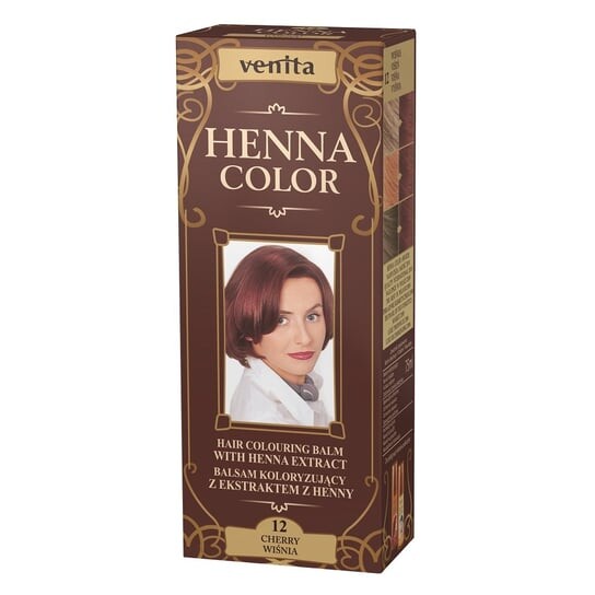 

Бальзам-краска, 12 вишен, 75 мл Venita, Henna Color