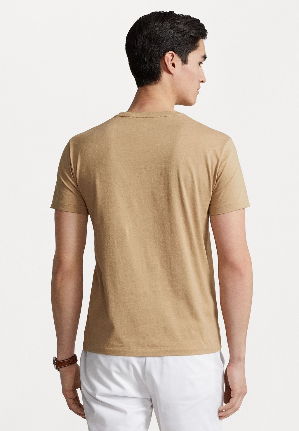 Базовая футболка КОРОТКИЙ РУКАВ Polo Ralph Lauren, роскошный коричневый — фото 3