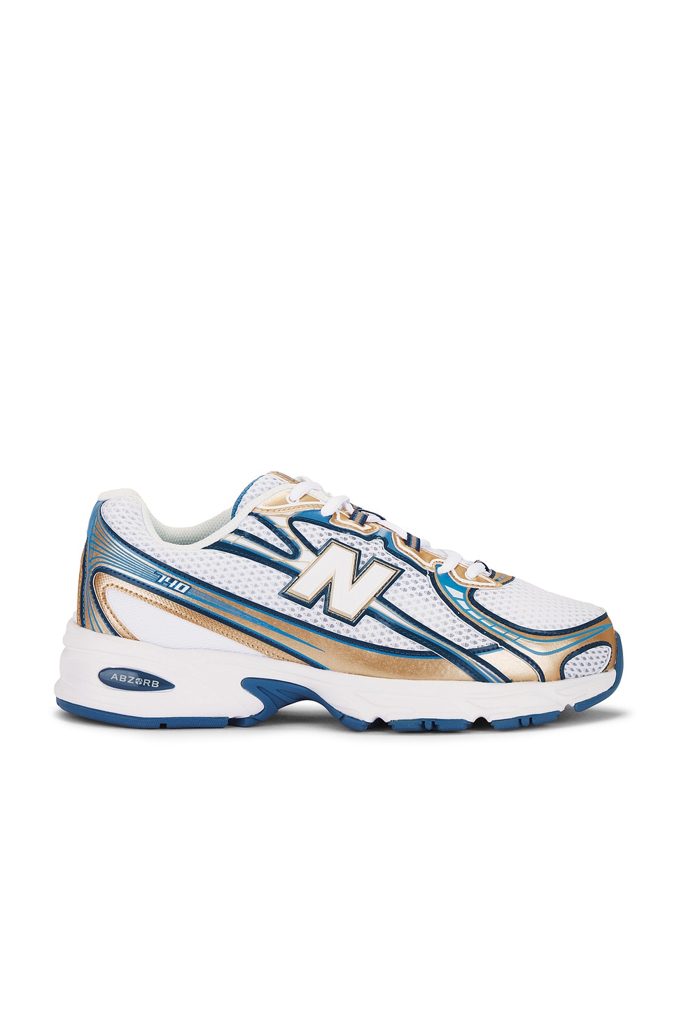 

740 Кроссовки New Balance, Heron Blue, Vintage Indigo, & Gold