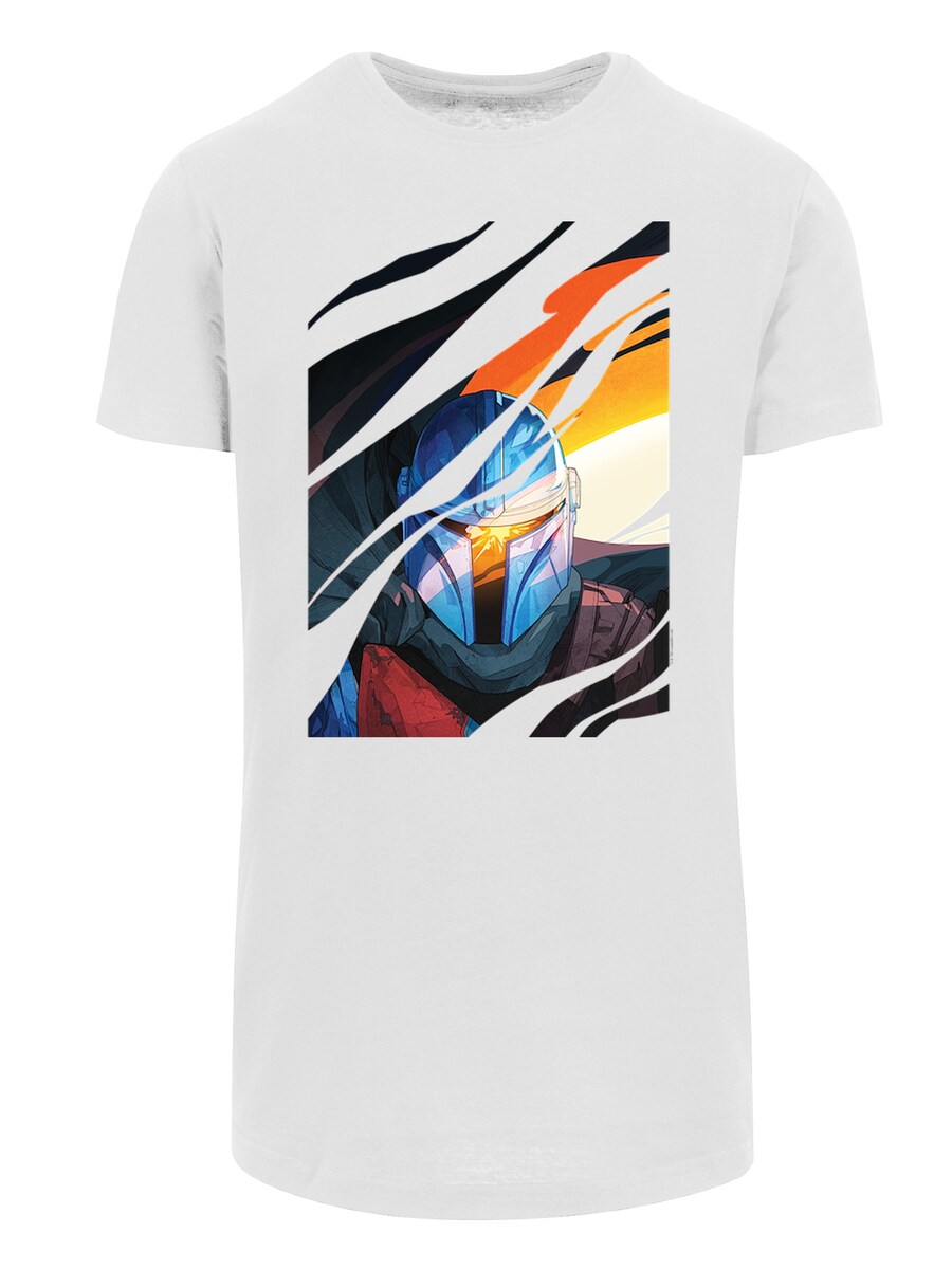 

Рубашка F4NT4STIC Star Wars The Mandalorian Glare, белый