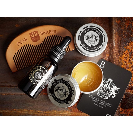 Мужской гребень для бороды, изготовленный из грушевого дерева Dear Barber — фото 3