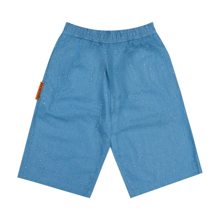 

Шорты Pleasures Glitter Baggy Denim Shorts, Light Indigo