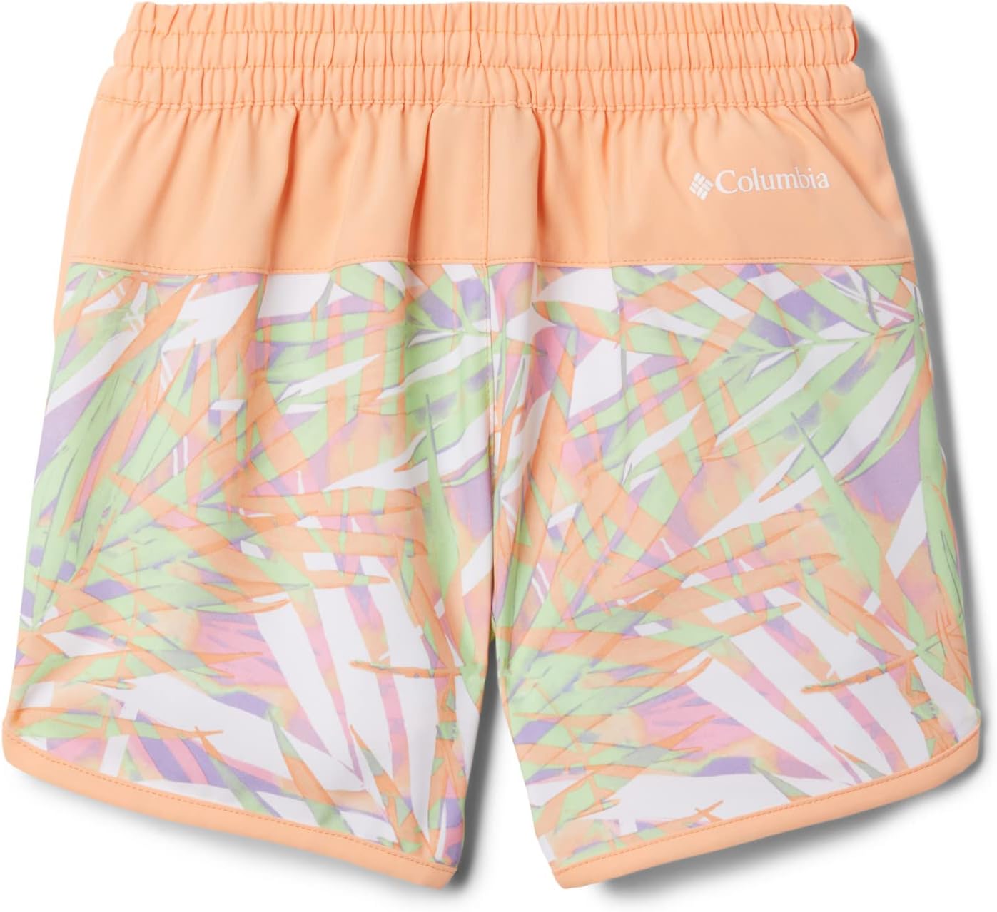 Шорты Columbia Girls Sandy Shores, Peach Dye Palms Tonal/Peach — фото 2